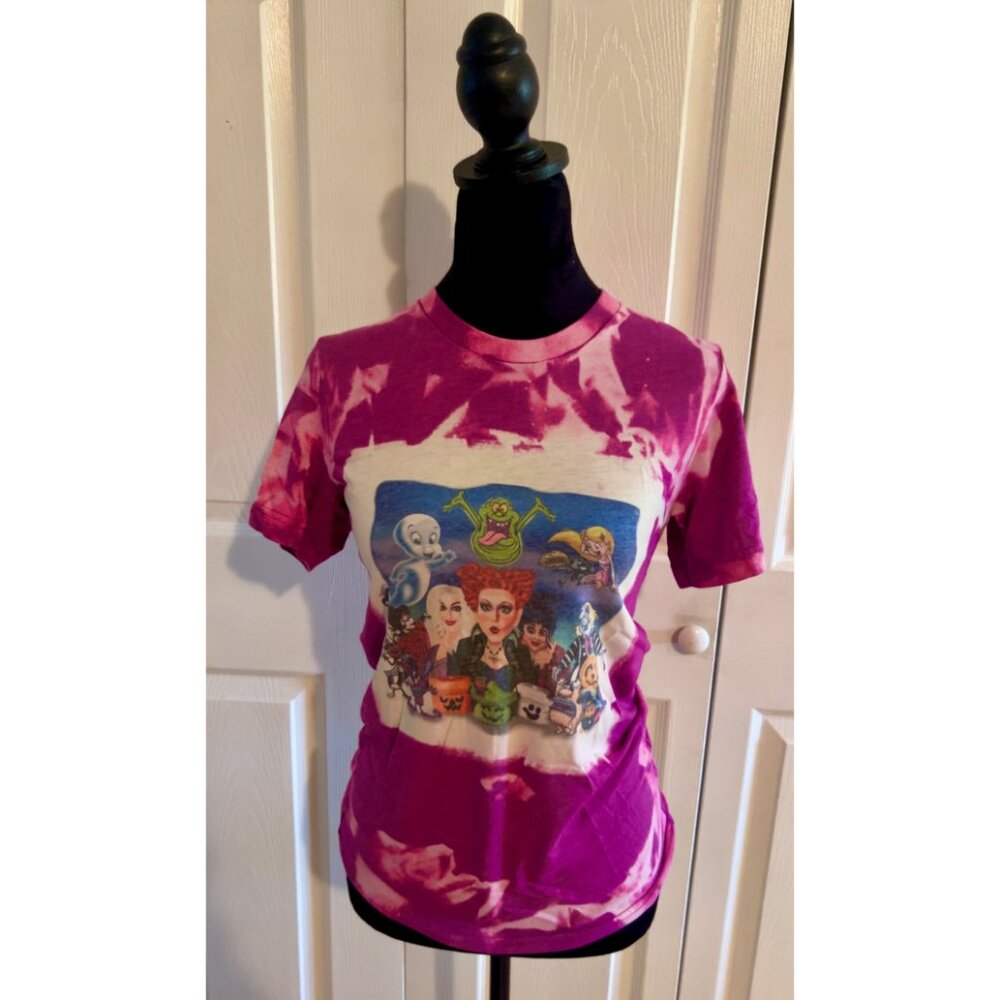 90s Halloween Characters Bleached Tee